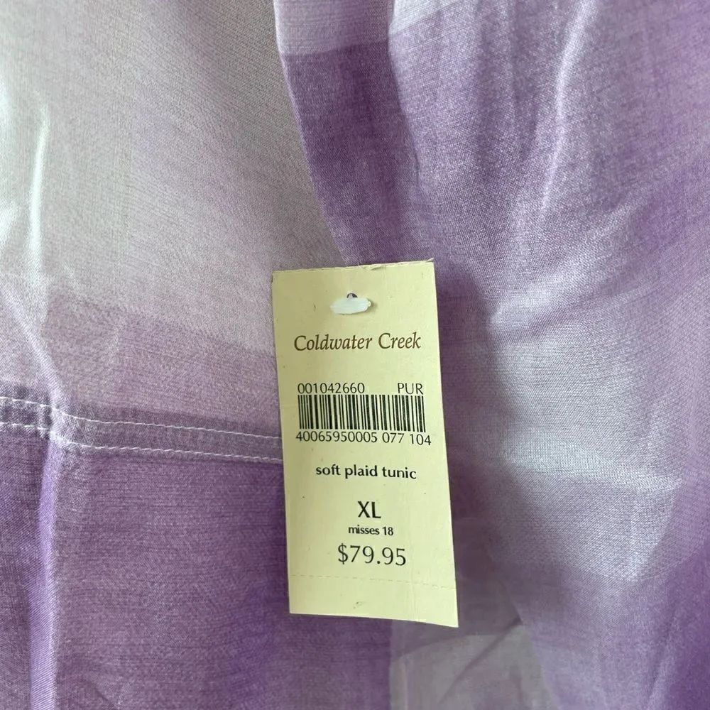 NWT Coldwater Creek Button Down Shirt Size XL - Picture 8 of 9